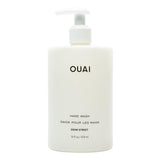 OUAI Hand Wash, Dean Street - Luxury Liquid Hand Soap for Powder Room Vanity, Designer-Quality Moisturizing Cleanser