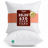 Utopia Bedding 18x18 Pillow Inserts – Durable Outdoor Patio Couch Pillows for Open-Air Seating