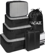 BAGAIL 8-Piece Packing Cubes, Thoughtful Travel Gift for Mom Who Loves Organized Getaways