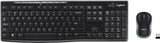 Logitech MK270 Wireless Keyboard and Mouse Combo, Family Safe Spill Resistant Typing for Shared Desks