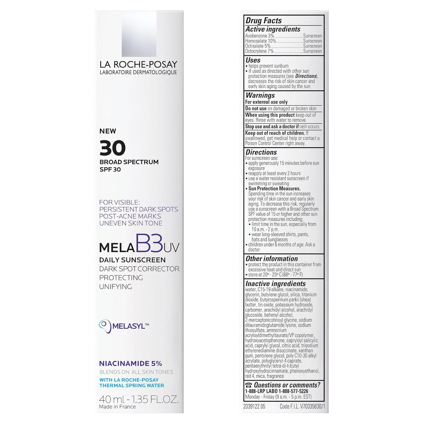 La Roche-Posay Mela B3 UV Daily Sunscreen – Mindful Morning Skincare Ritual With SPF 30 & Dark Spot Treatment