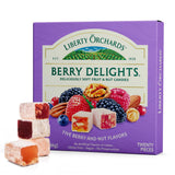 Liberty Orchards Berry Delights – Lower-Calorie Office Snack Drawer Staple, Kosher Soft Fruit Confection 10 Oz