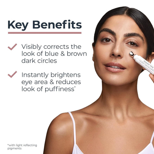 light-reflecting pigments for immediate brightening effect upon application