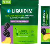Liquid I.V.® Hydration Multiplier +Energy – Daily Wellness Ritual Supplement Powder for Clean Hydration and Natural Caffeine