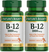 Nature's Bounty Vitamin B12 1000 mcg – Energy Metabolism Support for Busy Professionals