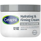 Cetaphil Skin Activator Hydrating & Firming Body Cream 12oz – Calming Nightly Body Care Ritual for Mature Skin, Fragrance Free Moisturizer
