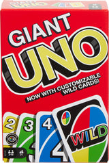 Mattel UNO Giant Card Game - Stylish Display Piece for Living Room Game Shelf & Family Room Decor