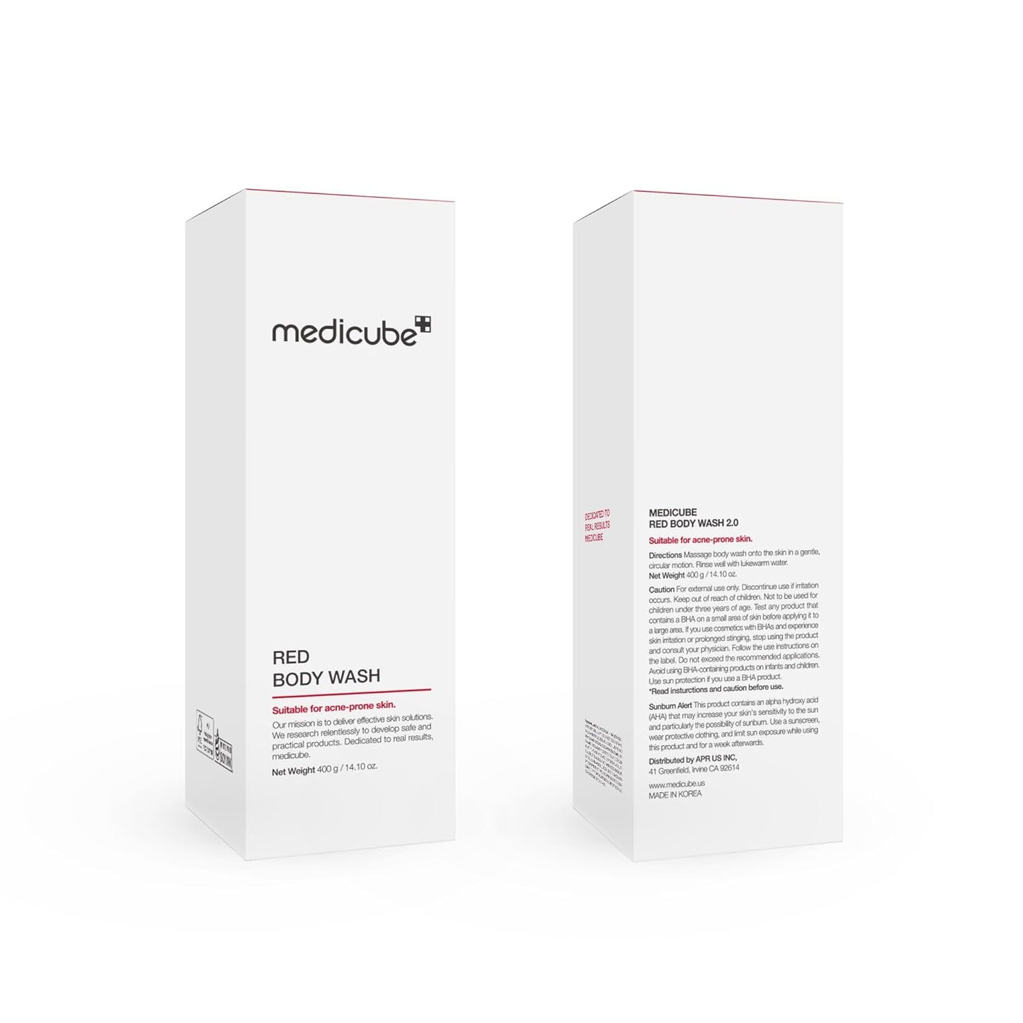 medicube Red Body Wash – Single Bottle Body Acne Solution for Clutter Free Shower and Streamlined Skincare