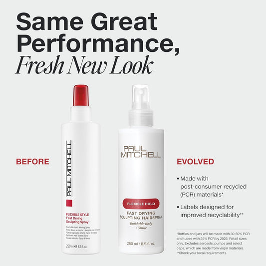 medium hold strength balanced with touchable, brushable finish