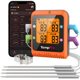 TempPro TempSync Accurate Digital Meat Thermometer – ±1.8°F Precision for Safer Cooking of Poultry, Pork, and Beef