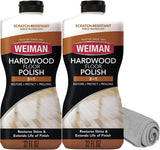 Weiman Wood Floor Polish and Restorer 3-Piece Bundle - Living Room Hardwood Floor Restorer, Natural Sheen, Micro-Fills Scratches for Like-New Decor
