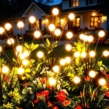 vignuto Solar Firefly Lights – Portable Outdoor Patio and Camping Decor, 10 to 14 Hour Waterproof Glow
