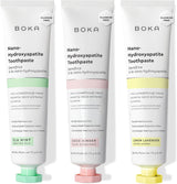 Boka Fluoride Free Toothpaste with Nano Hydroxyapatite – Calming Bedtime Oral Care Ritual for Wellness Routines