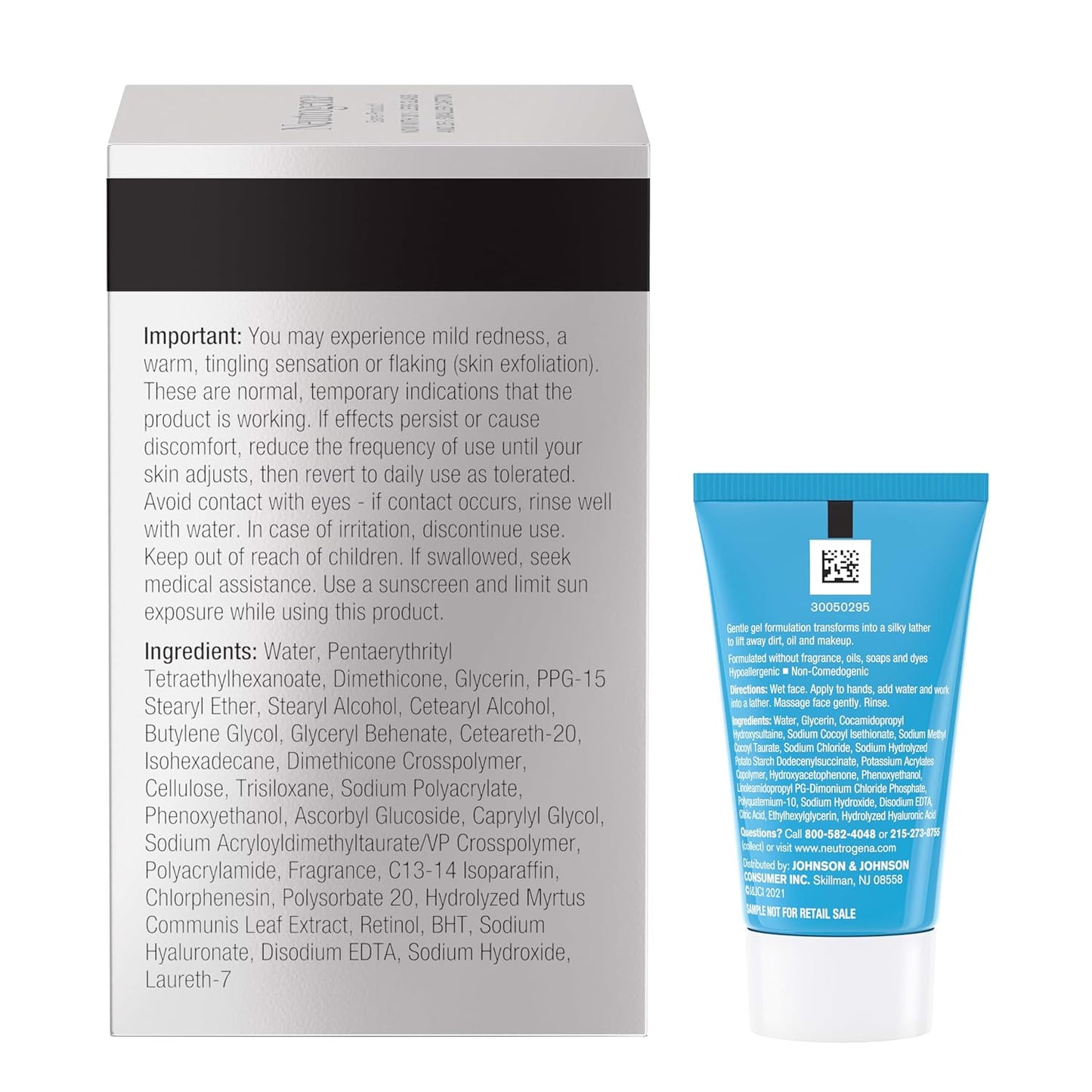 Neutrogena Rapid Tone Repair Retinol + Vitamin C Luxury Face Moisturizer, Premium Dark Spot Corrector Set