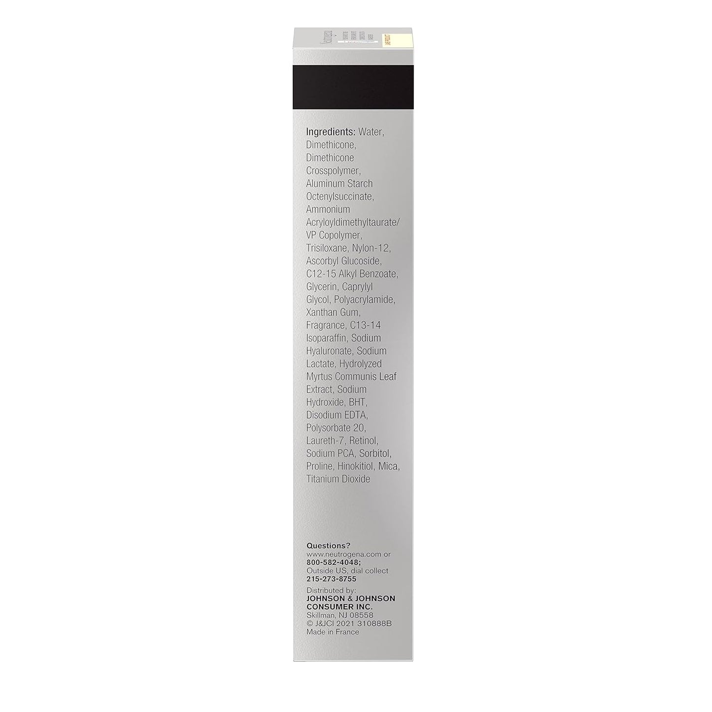Neutrogena Rapid Tone Repair Retinol + Vitamin C Serum – Gentle, Unscented Daily Treatment for Sensitive Skin