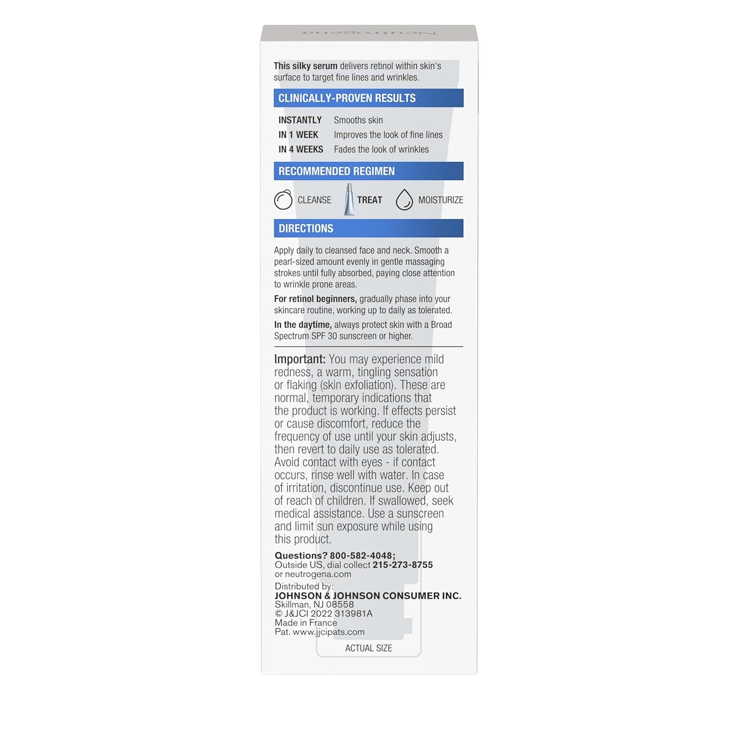 Neutrogena Rapid Wrinkle Repair Retinol Serum – Nightly Anti-Aging Ritual for Glowing, Youthful Skin