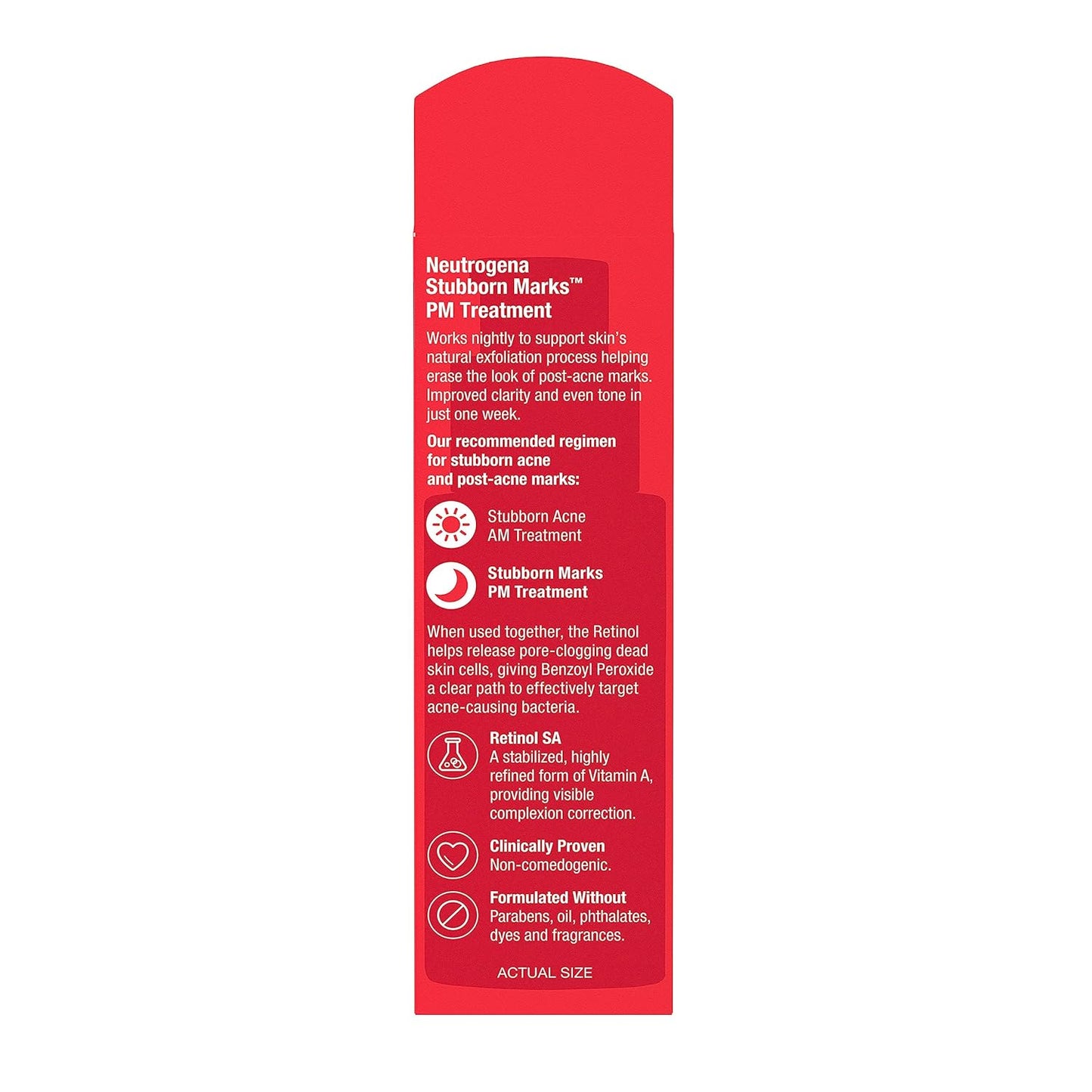 Neutrogena Stubborn Marks PM Cream – Bedtime Self-Care for Dark Spots and Uneven Tone, Unscented 1.0 Fl Oz