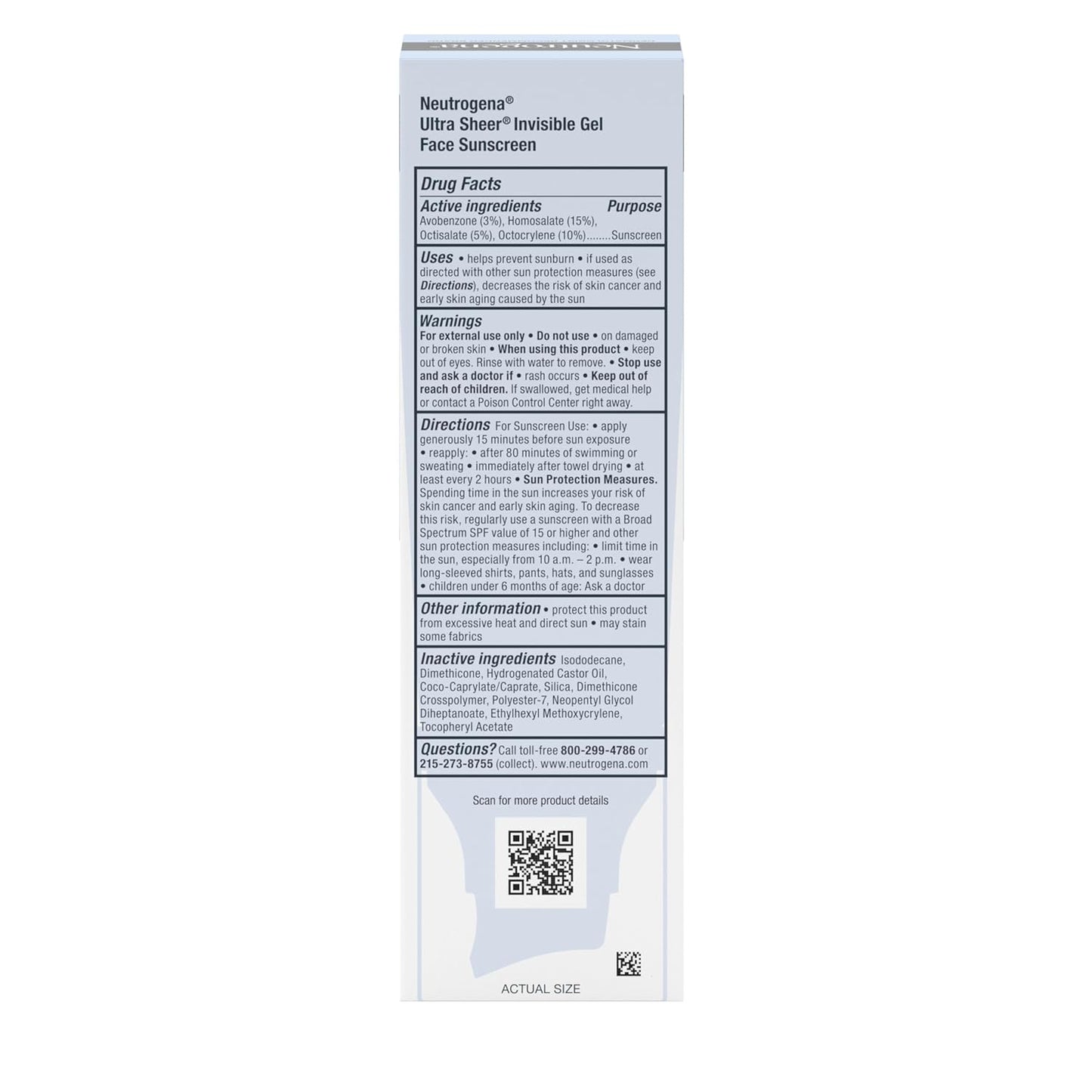 Neutrogena Ultra Sheer Invisible Gel SPF 40 – Three-in-One Formula for an Uncluttered Vanity