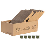 Poils bebe 26.8 Inch Tall Cat Scratcher – Mindful Pet Furniture for Quiet Apartment Living, Encourages Healthy Stretching
