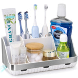 GFWARE Kids Toothbrush Holder – Family-Safe 7-Slot Organizer for Shared Bathroom, Separates Children and Adult Dental Items