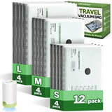 Minimalist Vacuum Bags for Travel with Rechargeable Pump - Streamlined Compression Bags for Intentional Packing