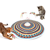 Potaroma Interactive Feather Toy – Mental Stimulation and Boredom Relief for Indoor Kittens, 3 Rotating Modes
