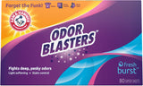 Arm & Hammer Odor Blaster Dryer Sheets – Fresh Burst 80ct for a Calming Post-Workout Reset