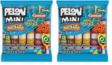 Pelon Pelo Rico Mini Squeeze Candy Pack – Mess-Free Snack for Playroom and Lunchbox, Assorted Mexican Candy 0.45 oz Bottles, Pack of 18