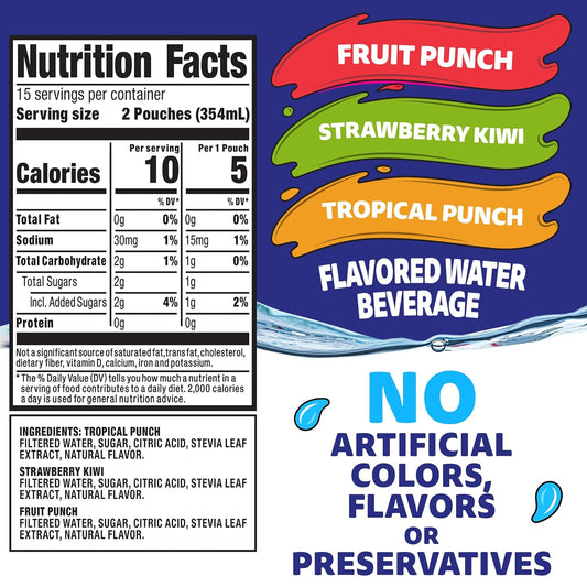 only 1g of sugar per 6 fl oz pouch