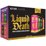 Liquid Death Sparkling Water Variety Pack – Sugar-Free Wellness Swap for Mindful Soda Quitters, 12 Fl Oz Cans