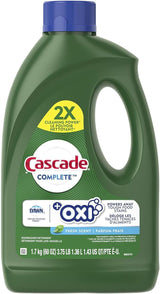 Cascade Complete +Oxi Gel Dishwashing Detergent – Home Office & Study Room Cleanup, Daily Dishwasher Cycle Support