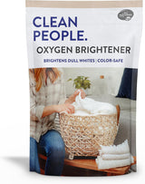 The Clean People Oxygen Brightener Stain Remover – Self-Care Laundry Ritual for Sensitive Skin, Chlorine-Free Whites & Colors