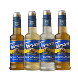 Torani Sugar Free Syrup Variety Pack for Mindful Coffee Rituals, Zero-Calorie Flavoring for Keto and Diabetic Wellness Routines