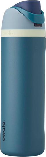 Owala FreeSip Insulated Stainless Steel Water Bottle with Straw – Hiking and Camping Hydration, 24 Oz Leak-Proof Sport Bottle