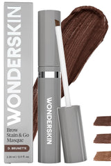 Wonderskin Wonder Blading Brow Masque – Waterproof Eyebrow Tint for Pool Days, Travel-Size Stain & Go for Active Women