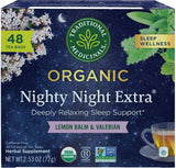 Traditional Medicinals Nighty Night Extra – Relaxing Mother's Day Gift Tea for Stress Relief, 16 Bags