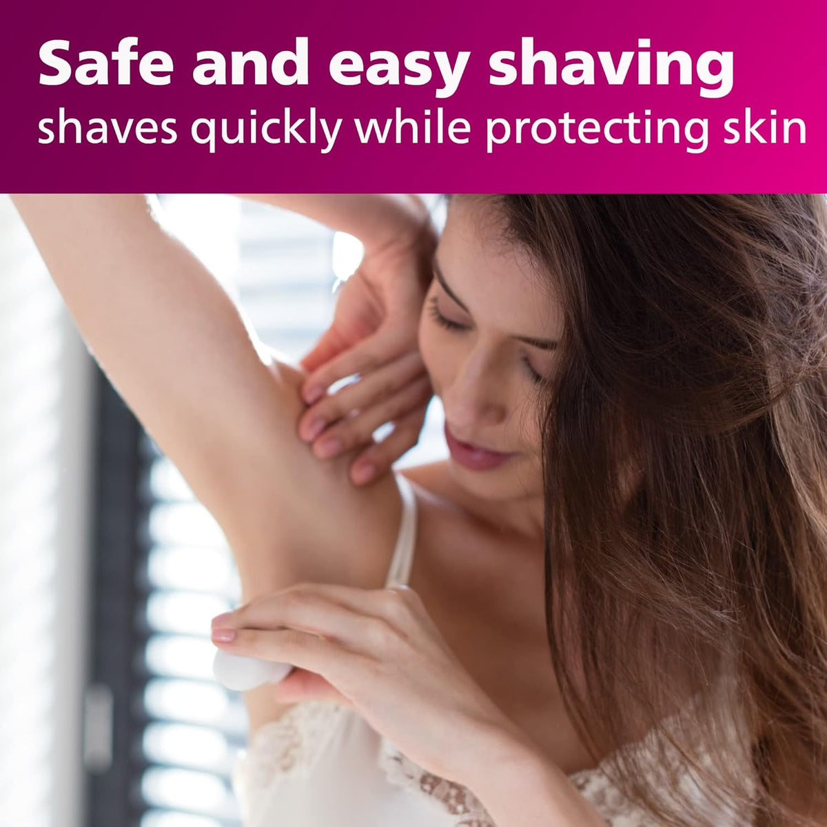 Philips SatinShave Essential – Soothing Daily Grooming Tool for Sensitive Skin Comfort