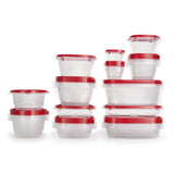 Rubbermaid TakeAlongs Food Storage Containers – Housewarming Gift for New Homeowners, Bulk Storage Set