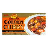 S&B Golden Curry Sauce Mix for Quick Weeknight Family Dinners, Mild 7.8 oz Block