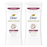 Dove Advanced Care Antiperspirant Caring Coconut – Nightly Self-Care Stick for Women, 72-Hour Odor Control with Calming Scent