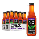 Pure Leaf Iced Tea Extra Sweet – Steady Caffeine Alternative to Coffee for Afternoon Slumps