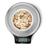 Amazon Basics Digital Kitchen Scale with LCD Display – Slim 1.3-Inch Profile for Clutter-Free Counters, 11 lb Capacity
