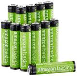 Amazon Basics Rechargeable AAA Batteries for Clutter-Free Homes, One Reliable Power Source for Every Drawer