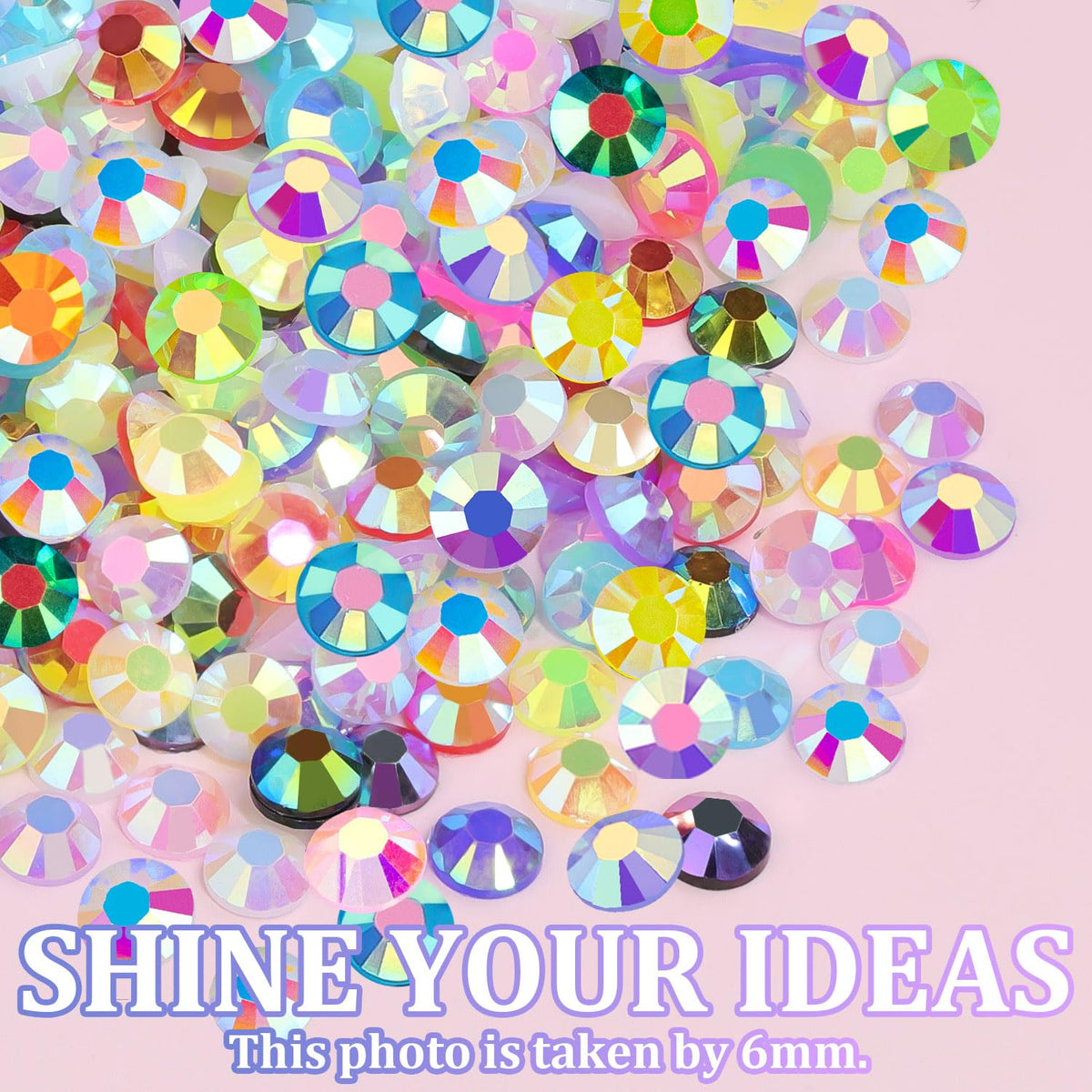 Rhinestone Craft Kit – Thoughtful Birthday Gift for Her, 34000 Pcs Multicolor Bedazzling Set with B7000 Glue and Tools
