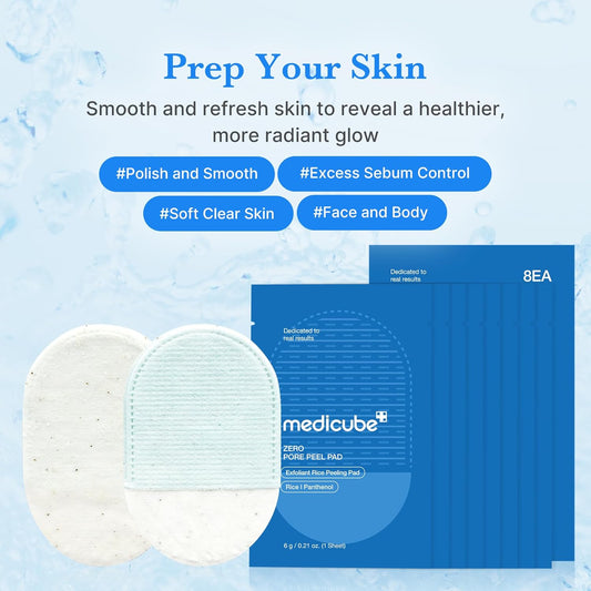 rice extract and naturally derived aha to remove dead skin cells and excess sebum