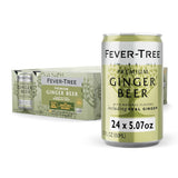 Fever-Tree Ginger Beer – Premium Home Bar Mixer for Craft Moscow Mules, Bulk 24-Can Pack