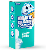 Scrubbing Bubbles Easy Clean Foaming Toilet Bowl Cleaner Powder Pouches – Streamlined Powder Pods for Clutter-Free Bathroom Storage, Pre-Portioned Drop-In Weekly Limescale Maintenance