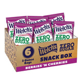 Welch's Zero Sugar Fruity Bites – Guilt-Free Pantry Snack for Sugar-Conscious Adults, Mixed Fruit 3oz Packs