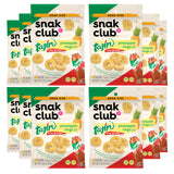 Snak Club Tajin Apple Rings Gummy Candy – Mindful Munching Snack with Mild Tajín Heat, Lower-Sugar Fruit Gummy Rings, 11 oz Resealable Bag