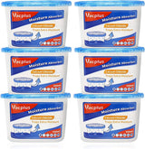 Vacplus Moisture Absorbers 6 Pack – Stylish Closet Decor for a Fresh Bedroom Atmosphere, 10.5 Oz